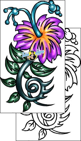 Hibiscus Tattoo plant-life-hibiscus-tattoos-kole-klf-00789