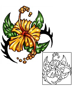 Hibiscus Tattoo Tattoo Styles tattoo | KLF-00794