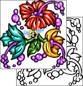 Hibiscus Tattoo plant-life-hibiscus-tattoos-kole-klf-00798