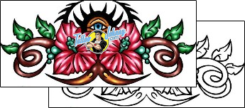 Hibiscus Tattoo plant-life-hibiscus-tattoos-kole-klf-00800