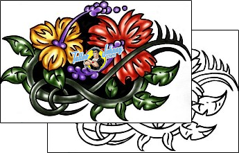 Hibiscus Tattoo plant-life-hibiscus-tattoos-kole-klf-00801