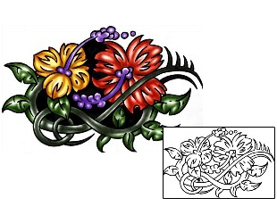 Hibiscus Tattoo Tattoo Styles tattoo | KLF-00801