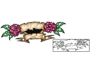 Rose Tattoo Plant Life tattoo | KLF-00821
