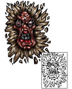 Monster Tattoo Horror tattoo | KLF-00926