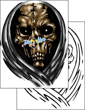 Skull Tattoo horror-skull-tattoos-kole-klf-00937