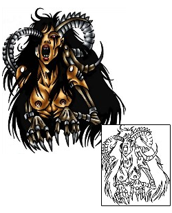 Monster Tattoo Horror tattoo | KLF-00938