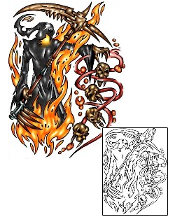 Fire – Flames Tattoo Miscellaneous tattoo | KLF-00942