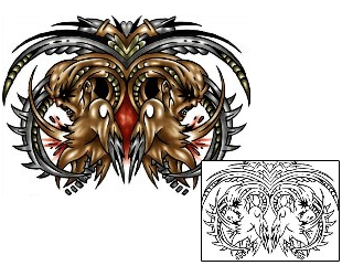 Monster Tattoo Tattoo Styles tattoo | KLF-00948