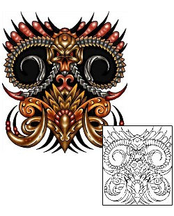 Mask Tattoo Tattoo Styles tattoo | KLF-00966