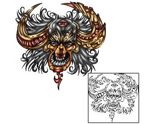 Monster Tattoo Horror tattoo | KLF-00975