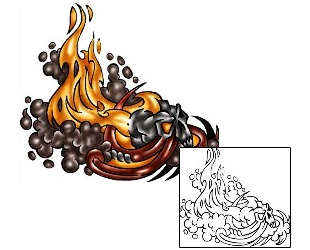Fire – Flames Tattoo Tattoo Styles tattoo | KLF-00985