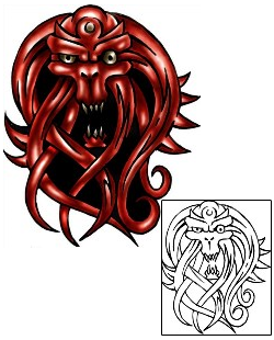 Monster Tattoo Tattoo Styles tattoo | KLF-01010