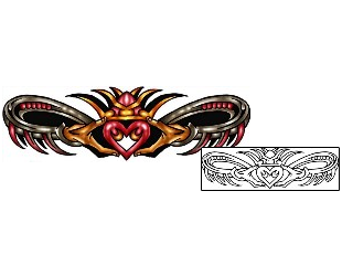 Claddagh Tattoo Religious & Spiritual tattoo | KLF-01152
