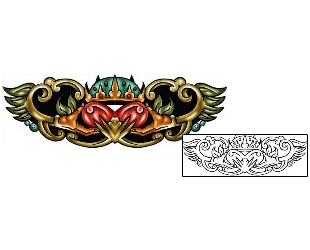 Crown Tattoo Religious & Spiritual tattoo | KLF-01156