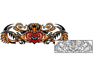 Claddagh Tattoo Religious & Spiritual tattoo | KLF-01169