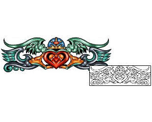Sacred Heart Tattoo Religious & Spiritual tattoo | KLF-01176
