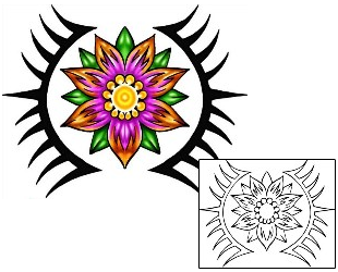 Lotus Tattoo Plant Life tattoo | KLF-01297
