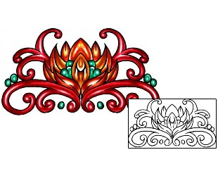 Lotus Tattoo Plant Life tattoo | KLF-01301