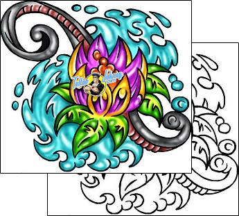 Lotus Tattoo plant-life-lotus-tattoos-kole-klf-01304
