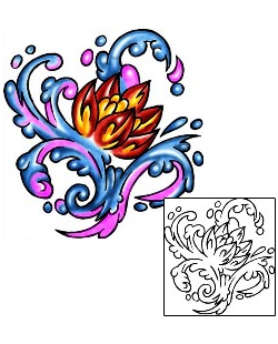 Lotus Tattoo Plant Life tattoo | KLF-01311