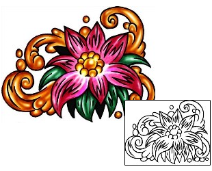 Lotus Tattoo Plant Life tattoo | KLF-01313