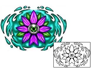 Lotus Tattoo Plant Life tattoo | KLF-01314