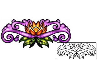 Lotus Tattoo Plant Life tattoo | KLF-01318