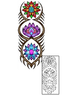 Lotus Tattoo Plant Life tattoo | KLF-01319