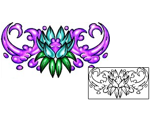 Lotus Tattoo Plant Life tattoo | KLF-01323