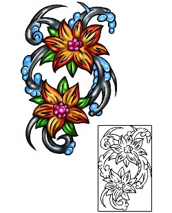Lotus Tattoo Plant Life tattoo | KLF-01324