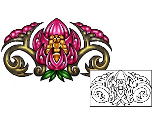 Lotus Tattoo Plant Life tattoo | KLF-01326