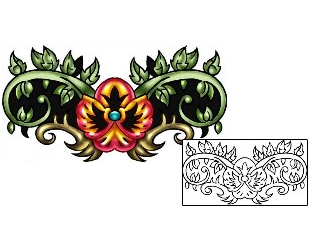 Pansy Tattoo Plant Life tattoo | KLF-01349
