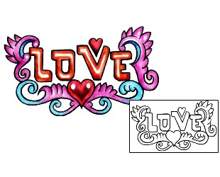 Love Tattoo For Women tattoo | KLF-01707