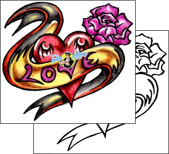 Heart Tattoo for-women-heart-tattoos-kole-klf-01712