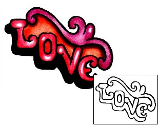 Love Tattoo For Women tattoo | KLF-01713