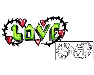 Love Tattoo For Women tattoo | KLF-01715