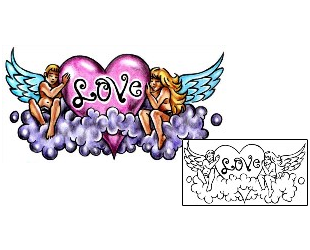 Angel Tattoo Love Cloud Tattoo