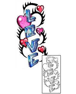 Love Tattoo For Women tattoo | KLF-01722