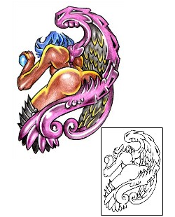 Angel Tattoo Religious & Spiritual tattoo | KLF-01759