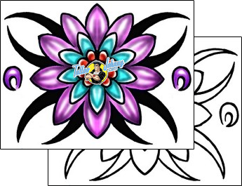 Daisy Tattoo plant-life-daisy-tattoos-kole-klf-01779