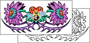 Daisy Tattoo plant-life-daisy-tattoos-kole-klf-01780