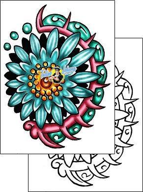 Daisy Tattoo plant-life-daisy-tattoos-kole-klf-01782