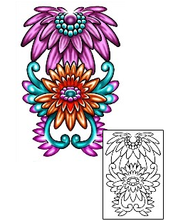 Daisy Tattoo Plant Life tattoo | KLF-01783