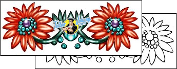 Daisy Tattoo plant-life-daisy-tattoos-kole-klf-01789