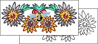 Daisy Tattoo plant-life-daisy-tattoos-kole-klf-01790