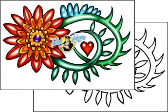Daisy Tattoo plant-life-daisy-tattoos-kole-klf-01793