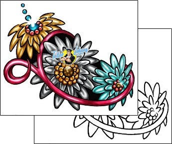 Daisy Tattoo plant-life-daisy-tattoos-kole-klf-01795