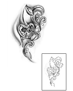 Picture of Decorative Skull Cherry Tattoo