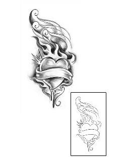 Fire – Flames Tattoo For Women tattoo | KOF-00017