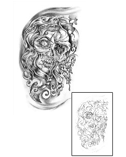 Skull Tattoo Horror tattoo | KOF-00019